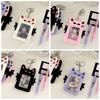 Bat Demon Cartoon Plush Photocard Holder Transparent Photo Protective Case Bus Card Holder  Outdoor