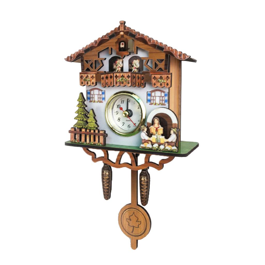 Carved Cuckoo Wall Clock Pendulum