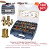 150-Piece Rivet Nut Set: Galvanized, Inch & Metric