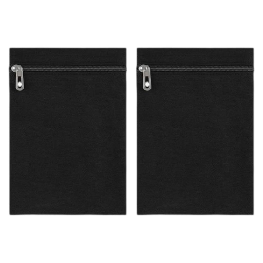 Inside Zipper Coats Pocket Canvas Sewing Accessories for Clothes Hidden Travel Wallet for Jackets and Outerwear