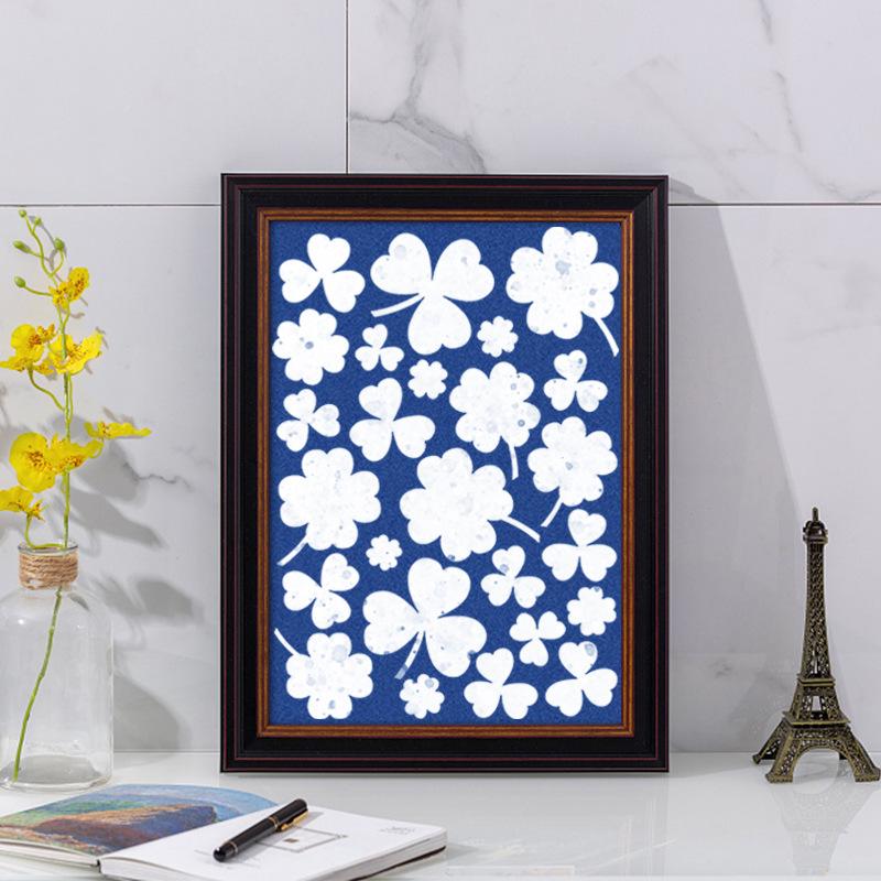 24 A5 Blätter Cyanotypie Sonnenempfindliches Kunstpapier