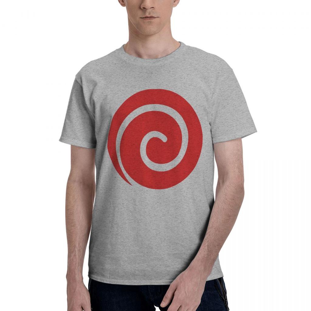 Uzumaki Clan 2 100 Cotton Casual Breathable Confortable Shirt Mens TShirts Man Clothes