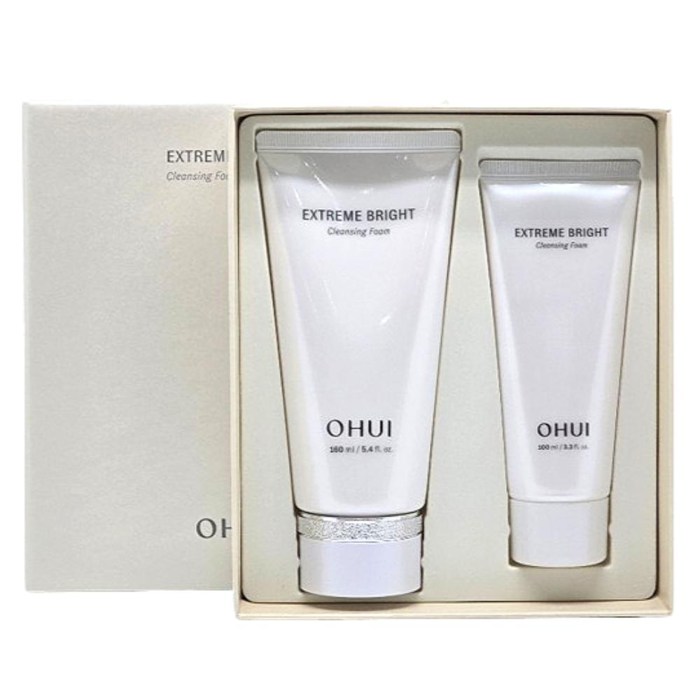

Набор очищающей пенки OHUI Extreme Bright – 160 мл + 100 мл | Осветляющее корейское средство для умывания с комплексом Snow Vitamin для чистой, сияющей кожи 150ml + 100ml