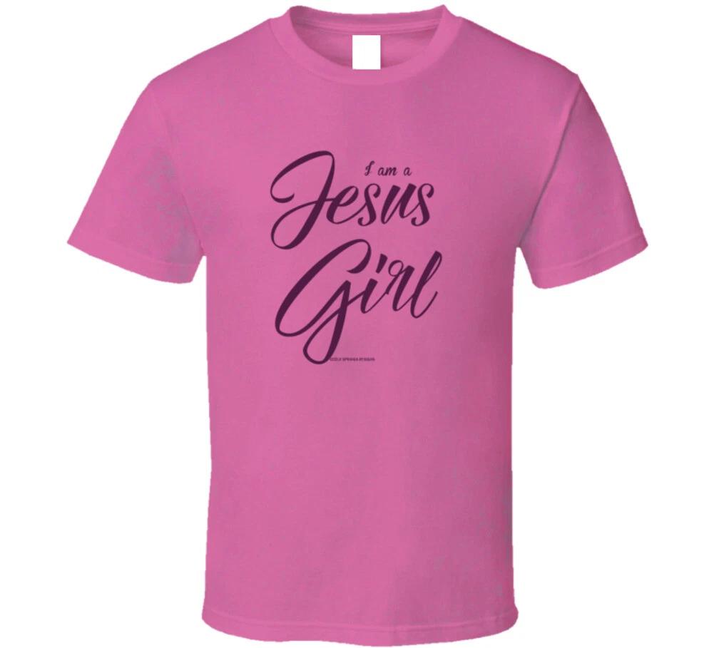 

I Am A Jesus Girl Christian Woman Jersey Gift Church T Shirt 3XL