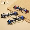 3Pcs  Anti Blue Light Blocking Reading Glasses Men Business Ultralight Sport Presbyopia Computer Eyesglasses +1.0 +1.5 To +4