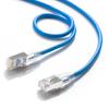 SANWA SUPPLY Category 7 LAN Cable (Slim, Flexible, Anti-Snatch Connector, 2m, Blue) KB-SL7YS-02BL
