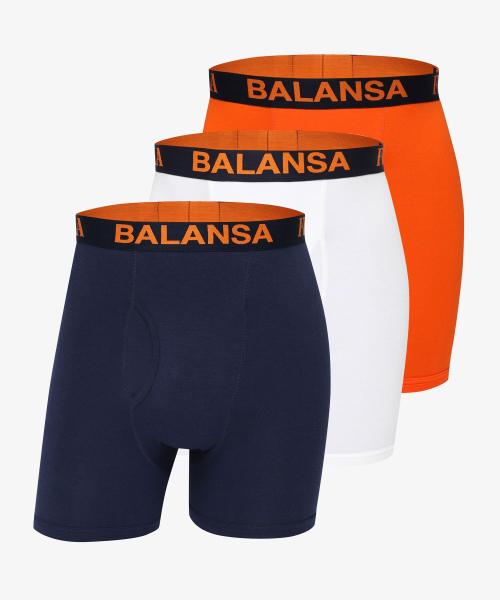 

[FILA] Briefs 3-Pack FI4DRH1142MDID [Shipped from Korea] 100% Authentic Dark Indigo - 090