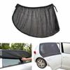 2pcs Car Rear Side Window Sun Visor Shade Mesh Cover Shield L Size UV Protector