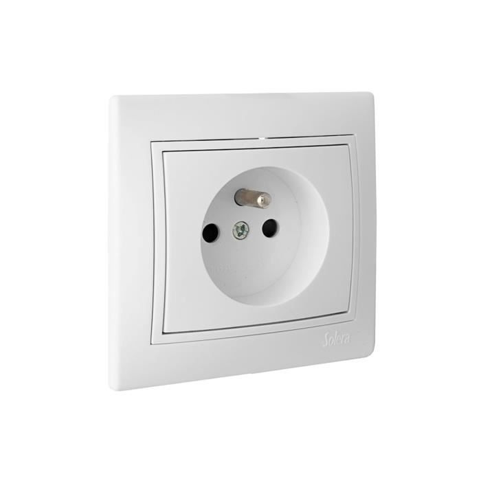 Base Bipolaire - GENERIQUE - S.Europa Solera Erp60fu - Blanc - Rectangulaire - Intérieur