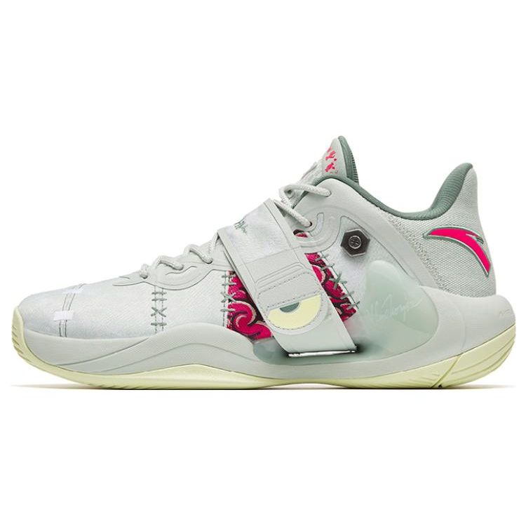 Anta Kai 1 Men Basketball Sneakers White Black Blue 112241109-5 44