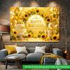 2D Flat Backdrop1pc Birthday Party Scene Decor Backdrop Banner Polyester Wall Decor For Living Room Bedroom Office Outdoor Decor Party