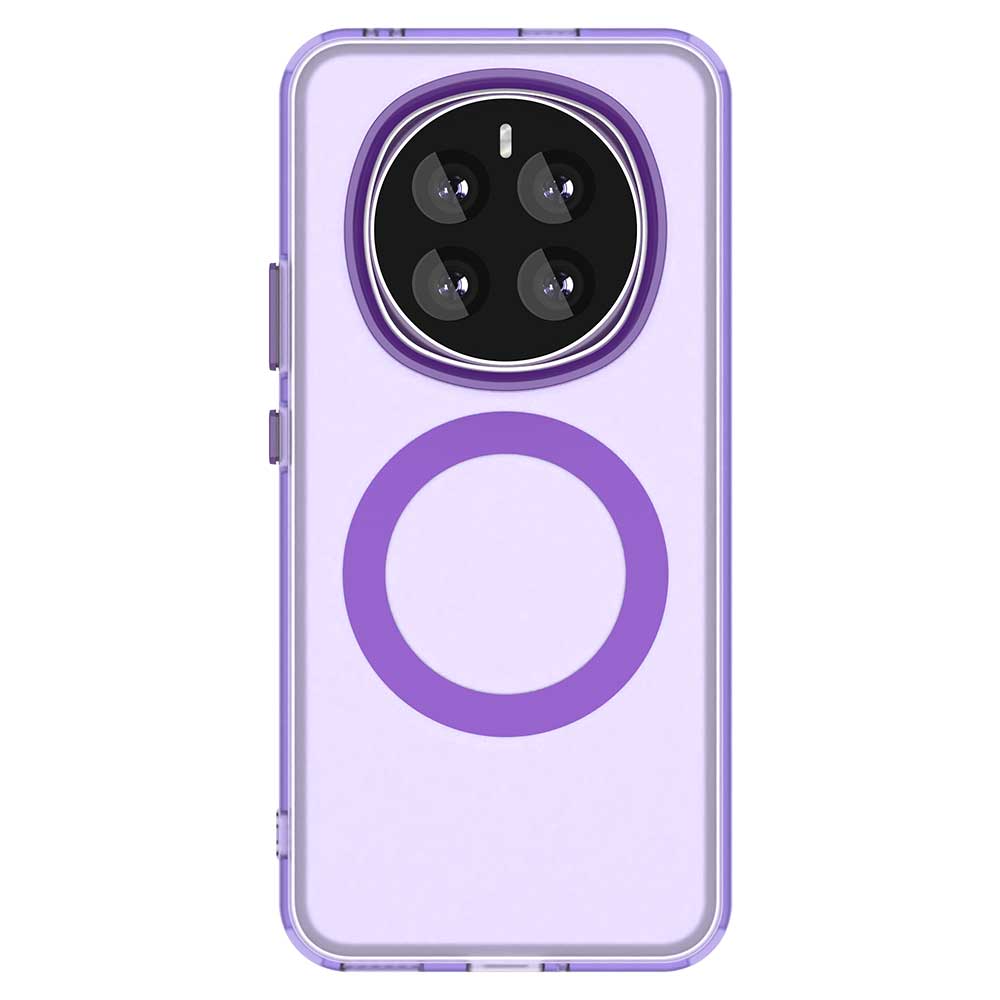 

Матовый чехол Magsafe для телефона Honor Magic7 Защитный чехол Магнитная беспроводная зарядка для Honor Magic7 Pro Противоударная задняя крышка Pc + tpu&Honor Magic7 Pro фиолетовый