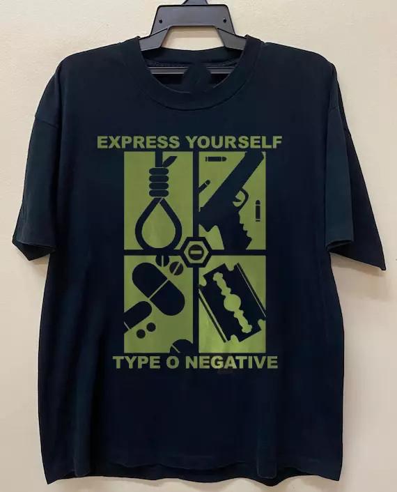 new Merry Christmas Type O Negative Full Size Black T-Shirt BL558