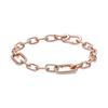 Bracciale alla moda in cupronickel Personalità europea e americana Natale Nuova catena Catena intrecciata a osso di serpente