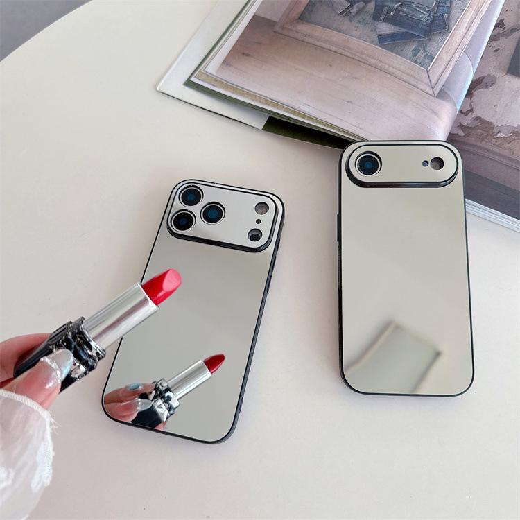 Applicable To iphone14Pro Mirror All-inclusive Mobile Phone Case 12/13promax Makeup Mirror 16pro Protective Case