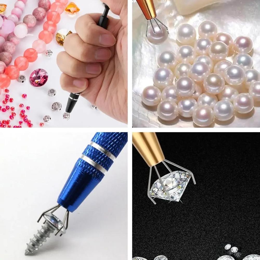 Electronic Component Grabber Four Claw IC BGA chip gripper Extractor Screw Picker Pick Up pen Electronic Repair Hand tool