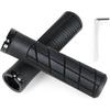Bike Handlebar Grips, Aluminum Single Lock, Made of Soft High-Density Rubber, Suitable for BMX, Mountain Bikes MTB,Beach Cruisers, Scooters, Soft