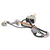 Electric Guitar Wiring Harness Yellow Cap A500K B500K Jack Metal Guitar Prewired Harness Replacement
