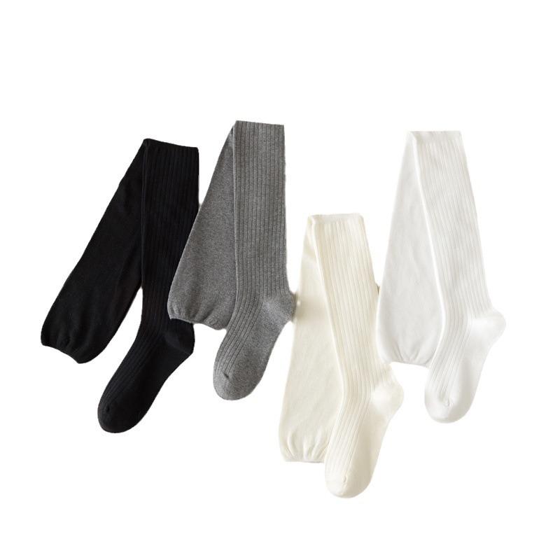 Chaussettes hautes pour femmes en automne et en hiver, chaussettes longues de protection du genou jusqu'aux cuisses, amincissantes et anti-chute, chaussettes hautes en coton