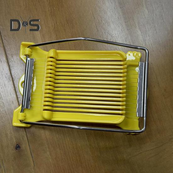 Potato Egg Slicer Easy Press Food Slicer Luncheon Meat Cutter with 14 Stainless Steel Wires Cheese Slicer for Soft Fruit Tofu Dragon Fruit