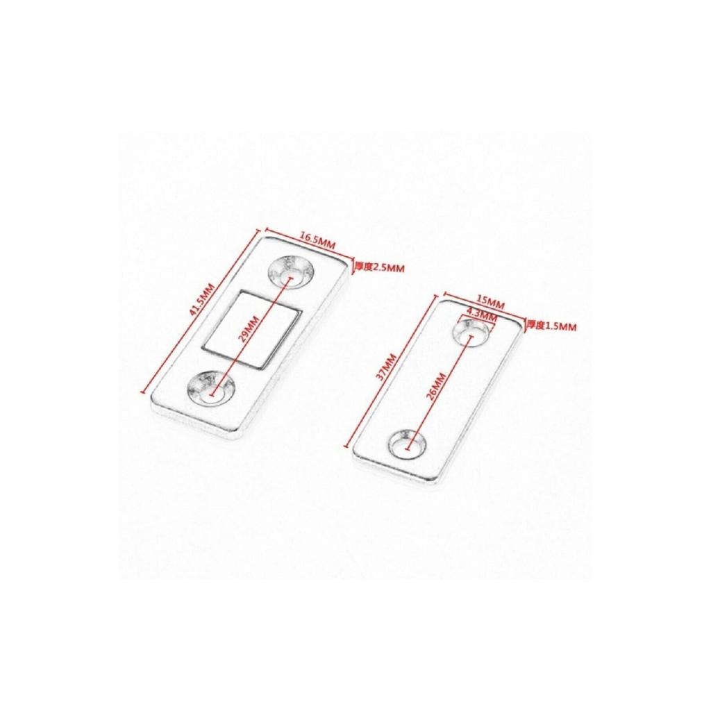 8 Pieces Magnetic Cabinet Door Holder Sliding Wardrobe Drawer Furniture Stopper Closer Magnet 8 Pcs.