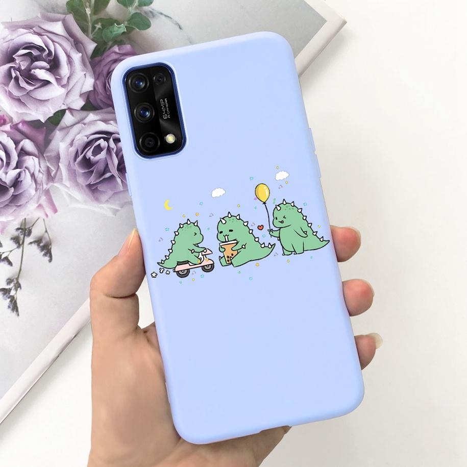 For Realme 7 5G Case RMX2111 Cover New Fashion Flower Girls Painted Funda Soft TPU Cases For Realme 7 Pro Realme7 RMX2155 Bumper
