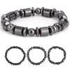 3pcs Fashionable Magnetic Therapy Bracelet Health Care Losing Weight Bracelet