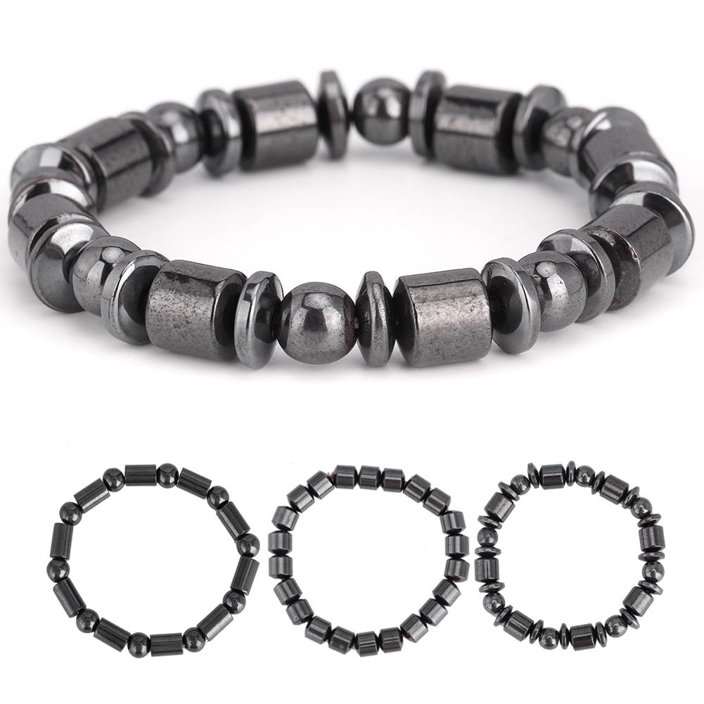 3pcs Fashionable Magnetic Therapy Bracelet Health Care Losing Weight Bracelet