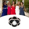 Brooch Pin Camellia Shape Unique Exquisite Design Decorative Clothes Decoration Accessories