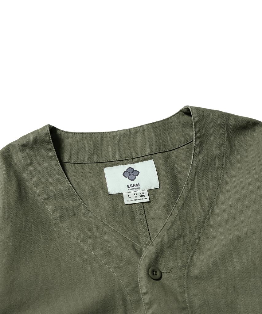 Esfai Round Engineer Hbt Jacket (Olive)