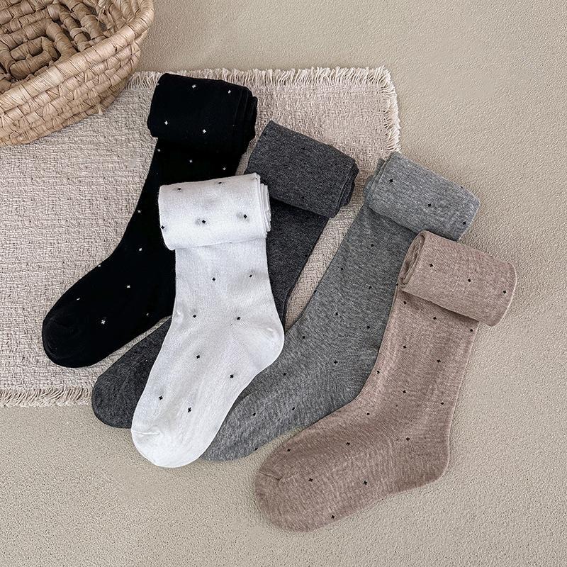 Baby Tights Shiny Dots Retro Leggings for Girls Spring Autumn Pantyhose Fashion Stretchy Tights Baby Comfortable Tights