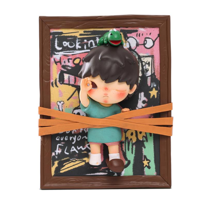 

Новые блистерные упаковки POP MART Hirono Listen, Speak, Watch 11,2 см PPMT-2310-0019 Hirono, Figure-11.2cm