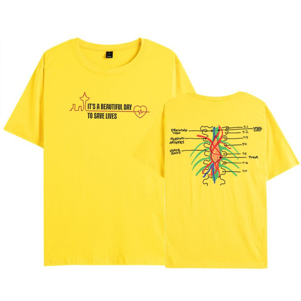 

Grey s Anatomy T-shirt It Is A Beautiful Day To Save Lives Shirt TV Series Design Apparel Shirts Unisex Short Sleeves Tops 3XL