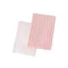 Tee AfternoonTea LIVING Badetuch JW17 Gestreiftes Mikrofaser Kompaktes Badetuch Set mit 2 Stück Rosa [Afternoon Living]