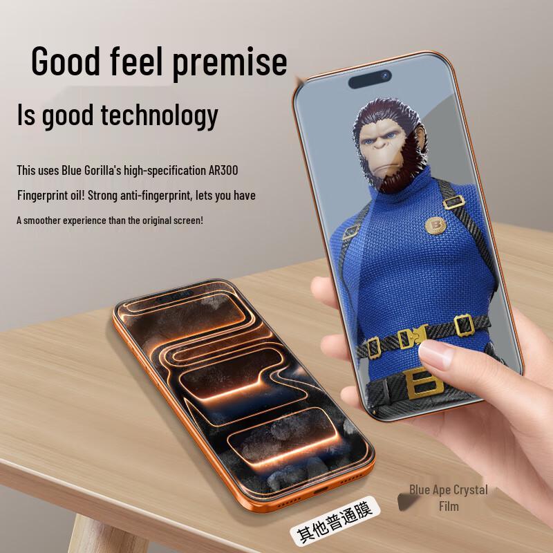 BLUEO HD Crystal Tempered Glass Screen Protector