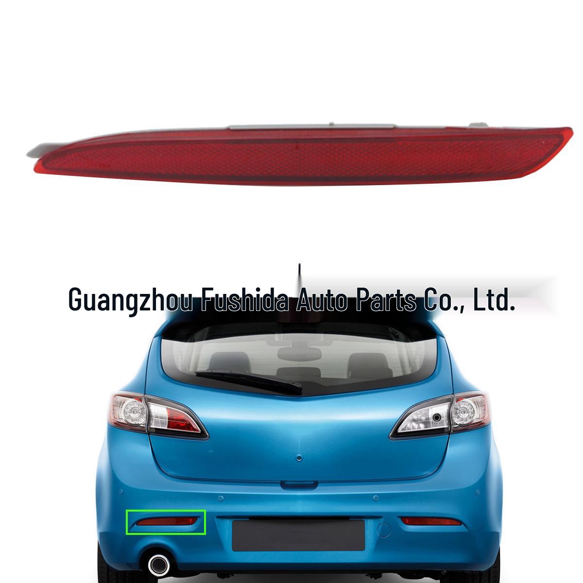 

Mazda 3 Hatchback Left Reflector (2008-2012) BFF4-51-5M0A L червоний