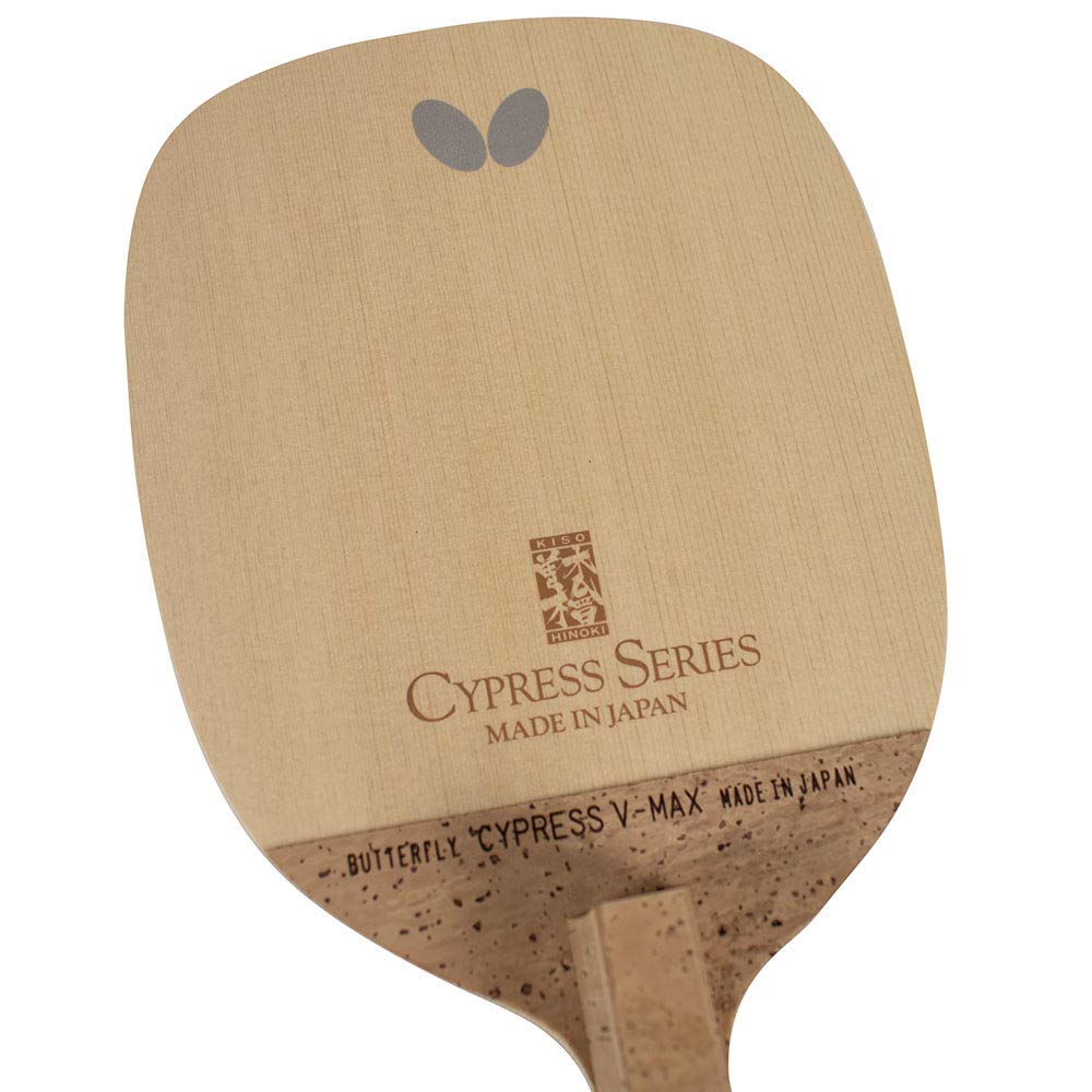 Butterfly Cypress 23960 Table Tennis Penholder Blade 163 x 135 mm V-MAX Racket, Size