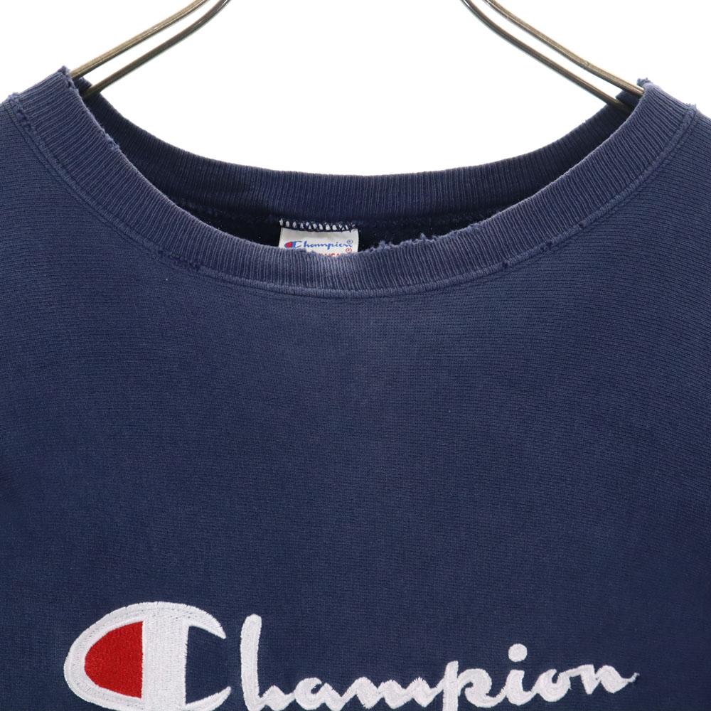 Champion 90s Made In USA Embroidered Tag Old Reverse Weave Long Sleeve Reverse Weave Sweatshirt Trainer Men's Used