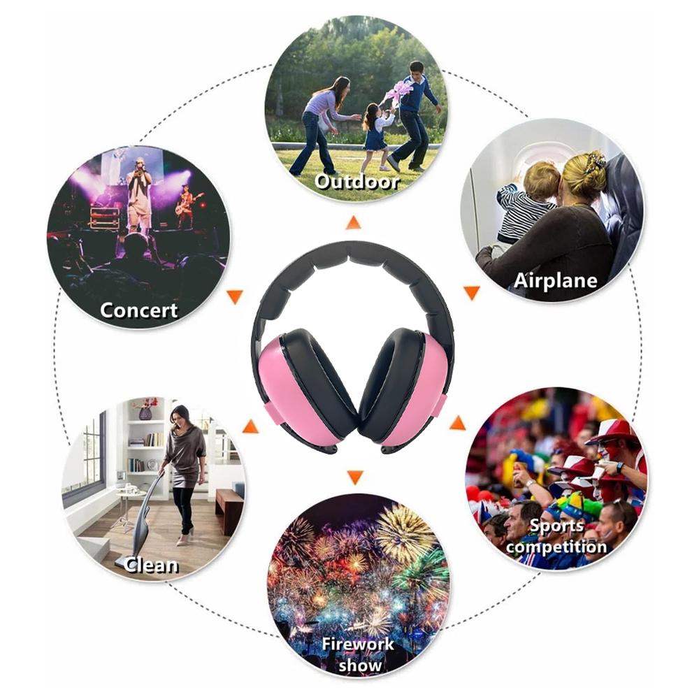 1 Stück Babys Ohrenschutz Anti-Lärm Kinder Ohrenschützer Kinder Schlaf Ohrdehner Kopfhörer Schlaf Ohrstöpsel