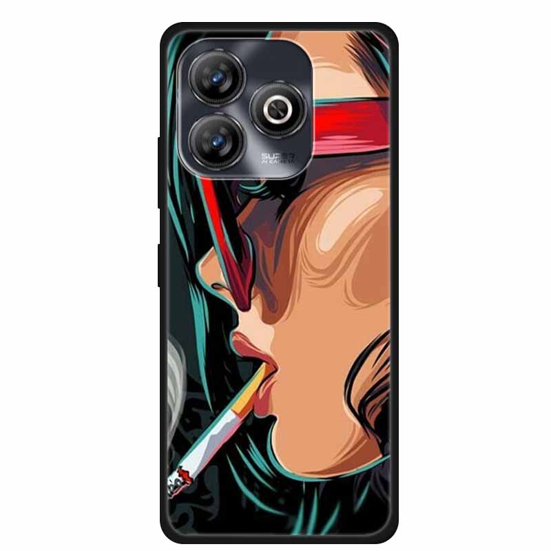 Pro ZTE BLADE A75 4G Pouzdro Zvířata Měkký Silikon TPU Pouzdra na Telefon Zadní Kryt Pro ZTE BLADEA75 Nárazuvzdorný Vlk Ochranný Cool Coque