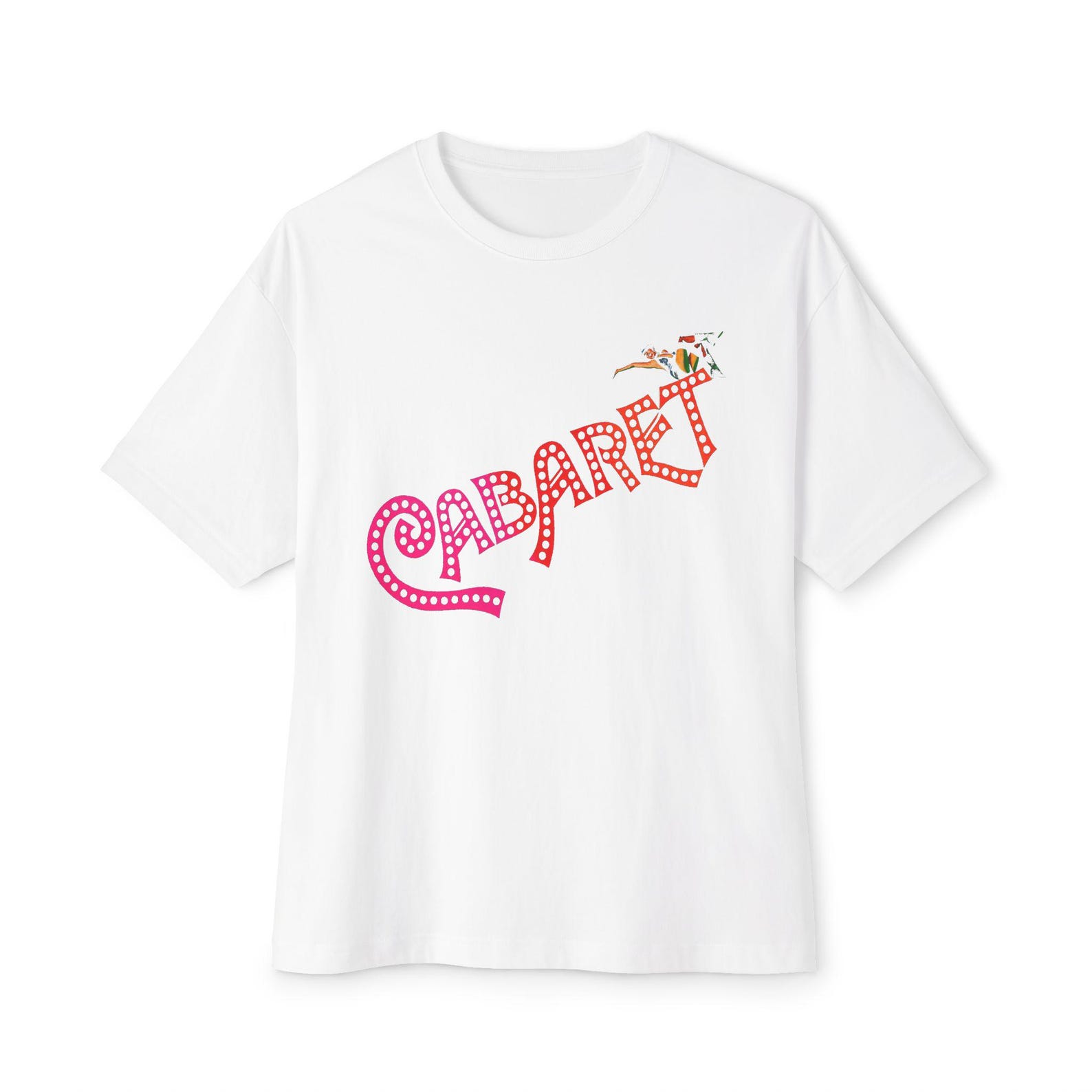 Cabaret Broadway Musical Logo Unisex Oversized Tees T-Shirt Size S-3XL L