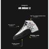 Air Jordan 12 Retro GS Floral Kids Sneakers White Vivid-Green Lavender-Mist DR6956-100