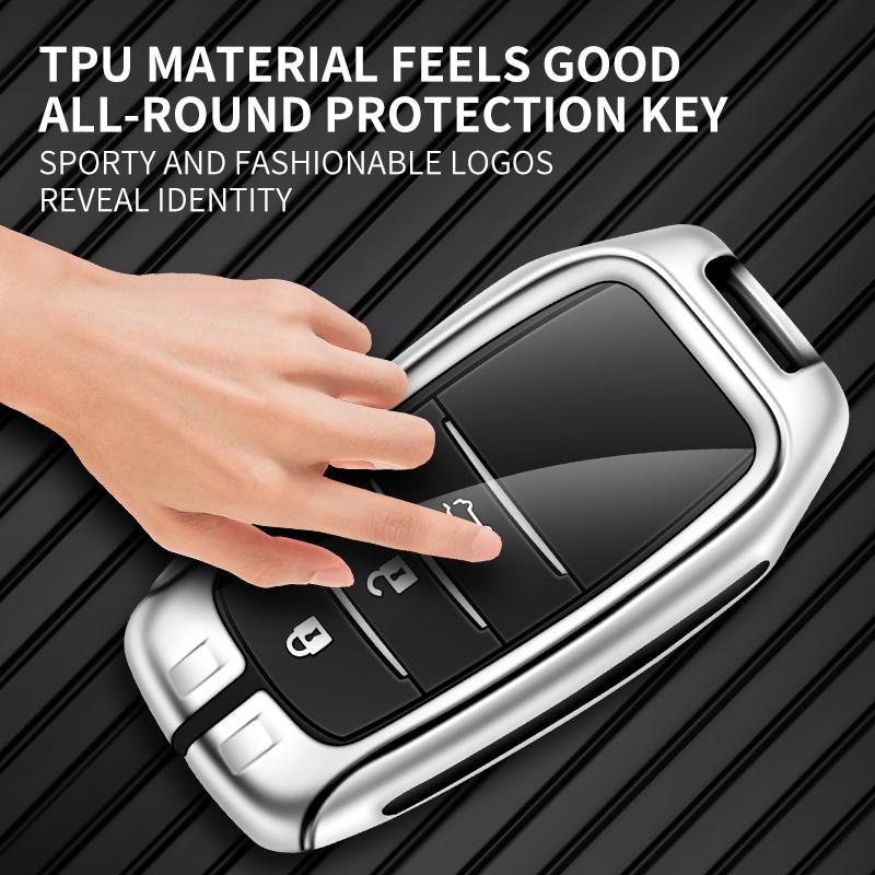 TPU Car Smart Remote Key Case For Lexus Alphard Corolla Land Cruiser 200 Prado Crown Yaris Sienna Cross Hilux Fortuner Camry