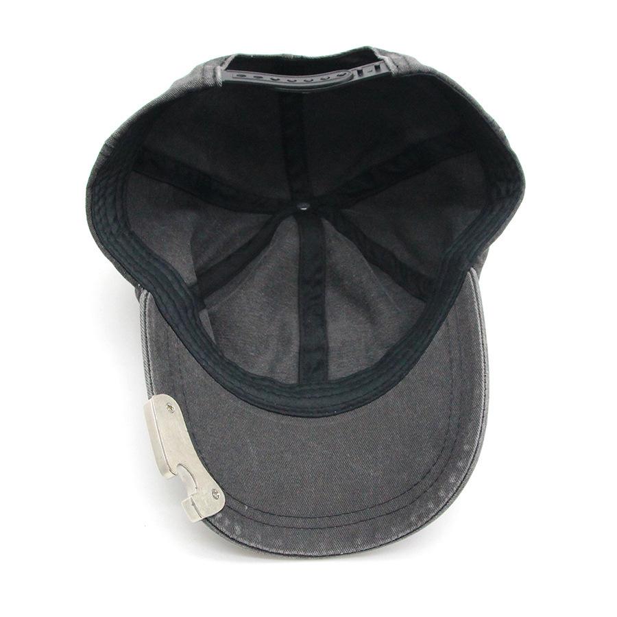 Customized Grey Premium Cotton Beer Festival Hat with Bottle Opener