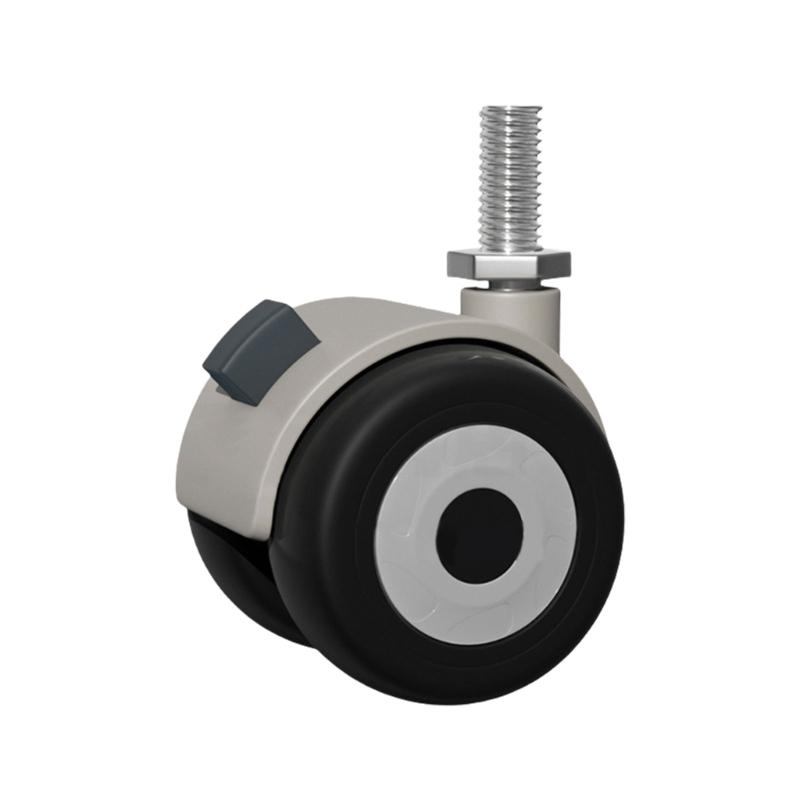 Chair Casters Wheel Smooth Rolling Not  Scratch Wheel High Load Capacity Chair Casters Noise Reduction for Various Chairs