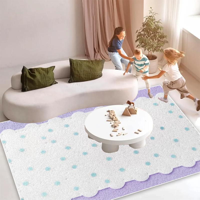Modern Geometric Comfortable Soft Rug for Living Room Decoration Large Bedroom Cloakroom Carpets Washable Children's Play Mat
