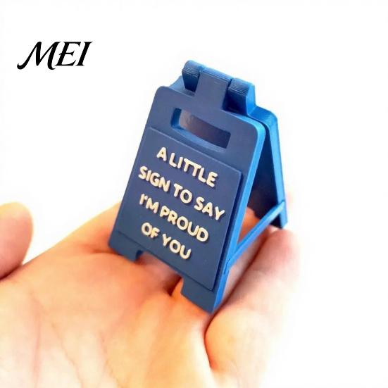 Special Gifts for Wife Romantic Mini Desk Sign with I Love You/I Miss You/I'm Proud of You Text Anniversary Valentine's Day Creative Themed