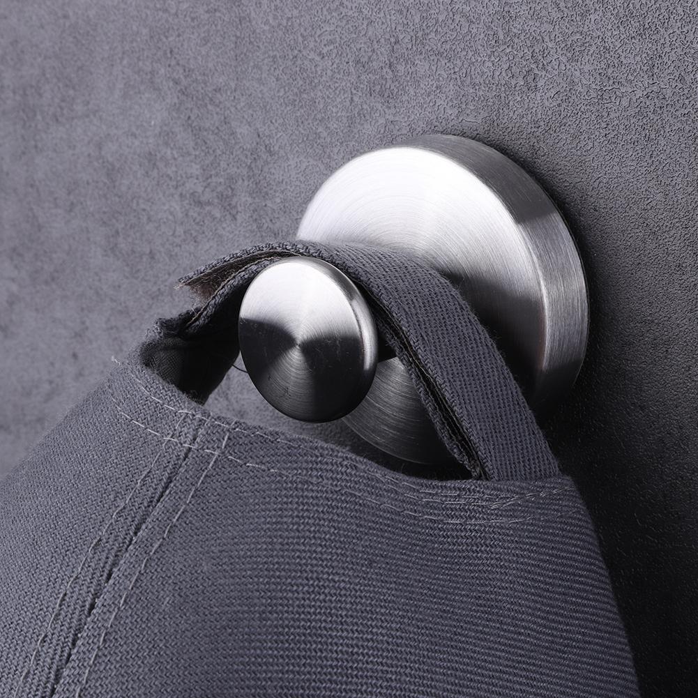 2/4 ks přísavných háků bez vrtání do koupelny, háčky na zavěšení županů, vodotěsný držák na ručníky, nerezová ocel, nástěnné věšáky na kabáty a klobouky