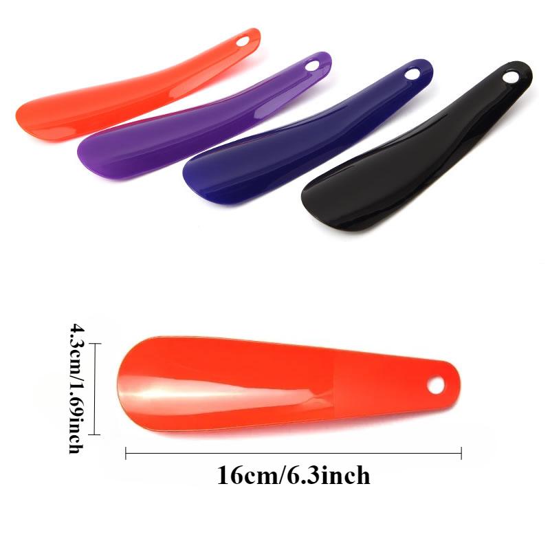 1 szt./2 szt. Mini Profesjonalna Długość 16 cm Krótki Uchwyt Rogi do Butów Plastikowe Łyżka do Butów do Użytku Domowego Przenośność Podnośnik do Butów