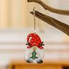 Cartoon Wooden Gnome Pendants Decorative Xmas Elf Doll Ornaments  Christmas Gift